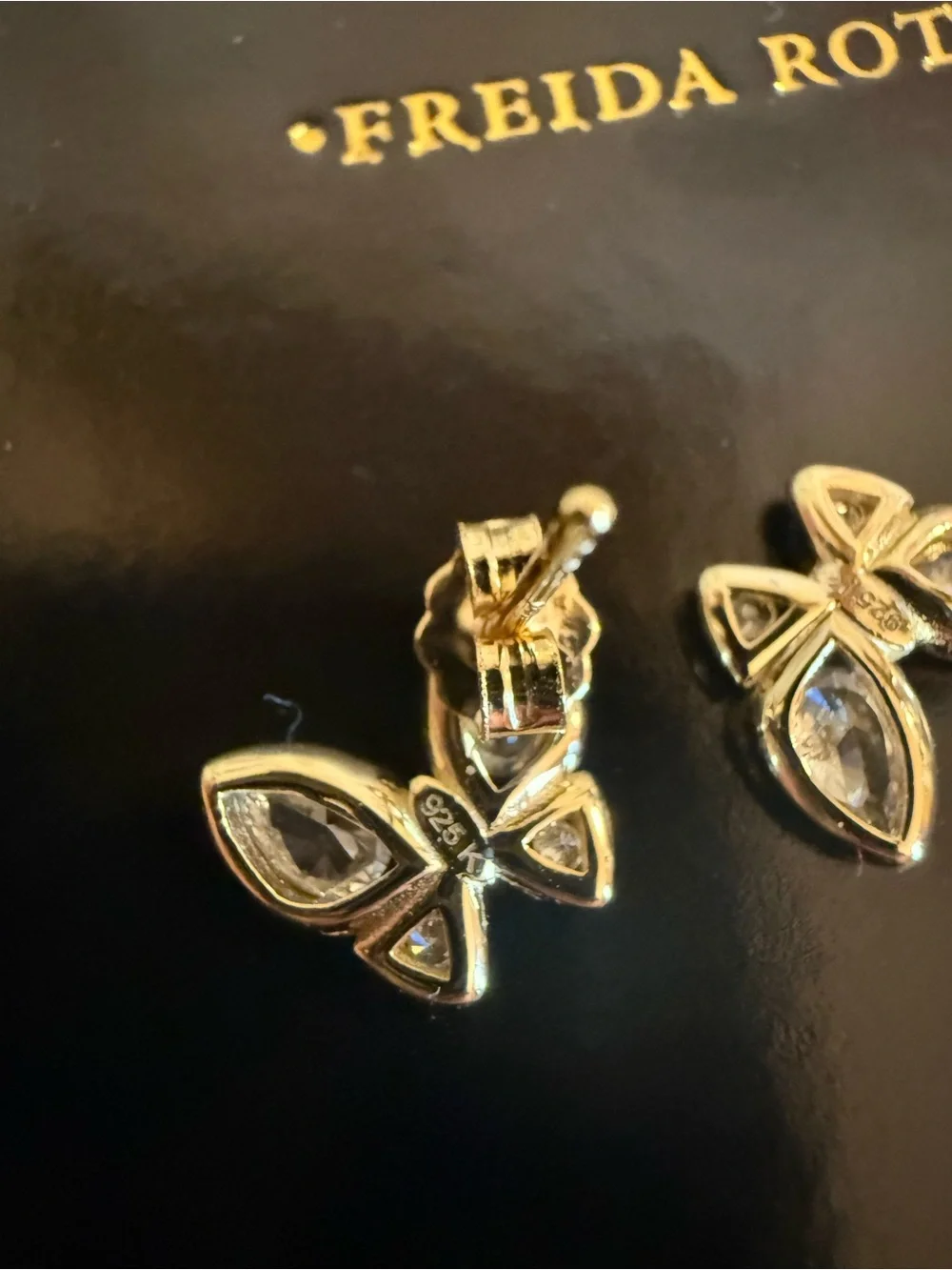 Freida Rothman Butterfly Stud Earrings